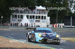 Patrick Dempsey (USA) / Patrick Long (USA) / Marco Seefried (GER) #77 Dempsey Proton Racing Porsche 911 RSR. 11.06.2015. FIA World Endurance Championship Le Mans 24 Hours, Qualifying, Le Mans, France. Thursday.