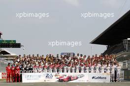 Groupshoot of all drivers 09.06.2015. Le Mans 24 Hour, Le Mans, France.