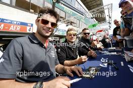 Simon Trummer, Pierre Kaffer, Tiago Monteiro #4 ByKolles Racing CLM P1/01 09.06.2015. Le Mans 24 Hour, Le Mans, France.