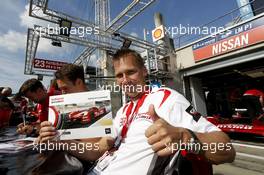 Michael Krumm #22 Nissan Motorsports Nissan GT-R LM NISMO 09.06.2015. Le Mans 24 Hour, Le Mans, France.