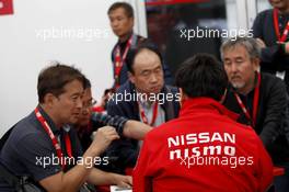 Media ist talking with NISMO 09.06.2015. Le Mans 24 Hour, Le Mans, France.