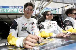 Jordan Taylor, Oliver Gavin, Tommy Milner #64 Corvette Racing Corvette C7.R 09.06.2015. Le Mans 24 Hour, Le Mans, France.