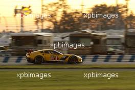 Oliver Gavin (GBR) Tommy Milner (USA) Simon Pagenaud (FRA) Corvette Racing Chevrolet Corvette C7.R 25.01.2015. Rolex 24, Saturday, Race, Daytona, USA.