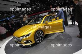 04.03.2015 - Volkswagen Sport CoupÃ© GTE 03-04.03.2015. Geneva International Motor Show, Geneva, Switzerland. www.xpbimages.com, EMail: requests@xpbimages.com - copy of publication required for printed pictures. Every used picture is fee-liable. © Copyright: Photo4 / XPB Images
