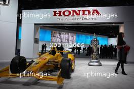 Honda Stand 12-13.01.2015. North American International Auto Show, Detroit, USA. www.xpbimages.com, EMail: requests@xpbimages.com - copy of publication required for printed pictures. Every used picture is fee-liable. © Copyright: Photo4 / XPB Images