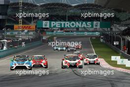 Race 1, Stefano Comini (SUI) SEAT Leon Racer, Target Competition 28.03.2015. TCR International Series, Rd 1, Sepang, Malaysia, Saturday.