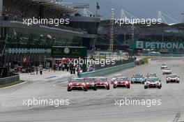 Start Race 2 29.03.2015. TCR International Series, Rd 1, Sepang, Malaysia, Sunday.