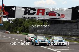 Race 2, Stefano Comini (SUI) SEAT Leon, Target Competition and Andrea Belicchi (ITA) SEAT Leon, Target Competition 24.03.2015. TCR International Series, Rd 5, Monza, Italy, Saturday.