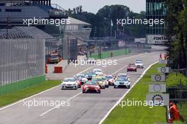 Race 2, Start of the race 24.03.2015. TCR International Series, Rd 5, Monza, Italy, Saturday.