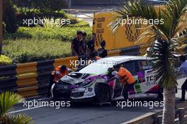 Race 2, Michael Choi (HKG) SEAT Leon, Prince Racing Hong Kong 20-22.11.2015. TCR International Series, Rd 11, Macau, China.