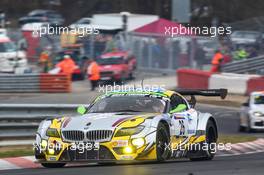 Dirk Adorf, Jörg Müller, Augusto Farfus, BMW Sports Trophy Team Marc VDS, BMW Z4 GT3  28.03.2015. Nurburgring, Germany - 61. ADAC Westfalenfahrt - VLN Langstreckenmeisterschaft Nürburgring 2015