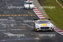 Christian Hohennadel, Klaus Graf, Rowe Racing, Mercedes-Benz SLS AMG GT3 17.10.2015 - VLN DMV 250-Meilen-Rennen, Round 9, Nurburgring, Germany.