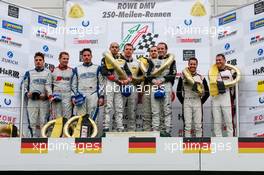Podium 17.10.2015 - VLN DMV 250-Meilen-Rennen, Round 9, Nurburgring, Germany.