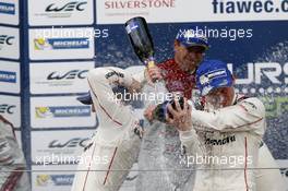 Romain Dumas (FRA) / Neel Jani (SUI) / Marc Lieb (GER) #18 Porsche Team Porsche 919 Hybrid. 12.04.2015. FIA World Endurance Championship, Round 1, Silverstone, England, Sunday.