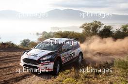 26.04.2015 - Jari KETOMAA (FIN) - Kaj LINDSTROM (FIN) Ford Fiesta R5, DRIVE DMACK 22-26.04.2015 FIA World Rally Championship 2015, Rd 4, Rally Argentina, Carlos Paz, Argentina