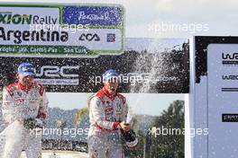 26.04.2015 - 1st position Kris MEEKE (GBR)- PaulG NAGLE (IRL), Citro&#xeb;n DS3 WRC, CITROEN TOTAL ABU DHABI WRT 22-26.04.2015 FIA World Rally Championship 2015, Rd 4, Rally Argentina, Carlos Paz, Argentina
