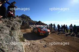 26.04.2015 - Martin PROKOP (CZE)-  Jan TOMANEK (CZE), Ford Fiesta RS WRC, JIPOCAR CZECH NATIONAL TEAM 22-26.04.2015 FIA World Rally Championship 2015, Rd 4, Rally Argentina, Carlos Paz, Argentina