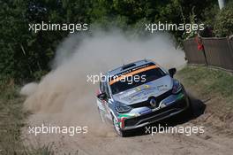 Andrea Crugnola, Renault Clio R3 02-05.07-2015. World Rally Championship, Rd 7, Rally Poland, Mikolajki, Poland.