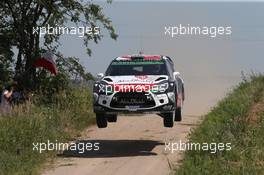 Kris Meeke, Paul Nagle (Citroen DS3 WRC, #3 Citroen Total Abu Dhabi WRT) 02-05.07-2015. World Rally Championship, Rd 7, Rally Poland, Mikolajki, Poland.