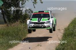 Essapeka Lappi (FIN) Skoda Fabia R5 02-05.07-2015. World Rally Championship, Rd 7, Rally Poland, Mikolajki, Poland.