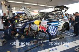 Sebastien Ogier, Julien Ingrassia (Volkswagen Polo WRC #1, Volkswagen Motorsport) 02-05.07-2015. World Rally Championship, Rd 7, Rally Poland, Mikolajki, Poland.