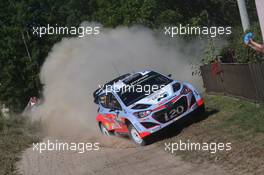 Thierry Neuville, Nicolas Gilsoul (Hyundai i20 WRC, #7 Hyundai Motorsport) 02-05.07-2015. World Rally Championship, Rd 7, Rally Poland, Mikolajki, Poland.