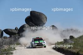 Essapeka Lappi (FIN) Janne Ferm (FIN), Skoda Fabia R5 21-24.5.2015. World Rally Championship, Rd 5, Rally Portugal, Matosinhos, Portugal