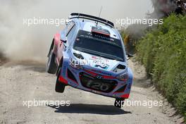 Dani Sordo (ESP) Marc Marti (ES), Hyundai I20 WRC, Hyundai Motorsport 21-24.5.2015. World Rally Championship, Rd 5, Rally Portugal, Matosinhos, Portugal