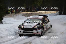 Jari Ketomaa (FIN) Kaj Lindstrom (FIN), Ford Fiesta R5 12-15.02.2015. FIA World Rally Championship 2015, Rd 2, Rally Sweden, Karlstad.