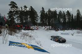 Jari-Matti Latvala,  Miikka Anttila (Volkswagen Polo WRC #2, Volkswagen Motorsport) 12-15.02.2015. FIA World Rally Championship 2015, Rd 2, Rally Sweden, Karlstad.