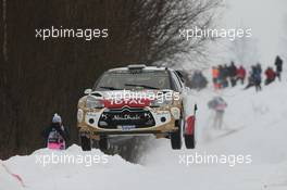 Mads Ostberg, Jonas Andersson (Citroen DS3 WRC, #4 Citroen Total Abu Dhabi WRT) 12-15.02.2015. FIA World Rally Championship 2015, Rd 2, Rally Sweden, Karlstad.