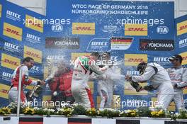 Podium 15-17.05.2015 World Touring Car Championship, Rd 7 and 8, Nordschleife, Nurburging , Germany