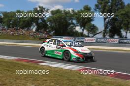Race, Tiago Monteiro (POR) Honda Civic WTCC, Honda Racing Team JAS 21.06.2015. World Touring Car Championship, Rounds 11 and 12, Slovakia Ring, Bratislava, Slovakia.