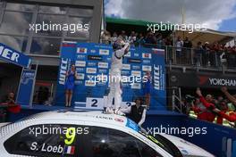 Race 2, 1st position Sebastien Loeb (FRA) Citroen C-Elysee WTCC, Citroen Total WTCC 21.06.2015. World Touring Car Championship, Rounds 11 and 12, Slovakia Ring, Bratislava, Slovakia.
