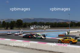 28.06.2015- Race 1, Start of the race 26-28.06.2015 World Touring Car Championship, Rd 13 and 14, Paul Ricard, France