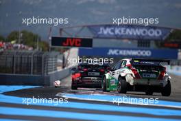 28.06.2015- Tiago Monteiro (POR) Honda Civic WTCC, Honda Racing Team JAS 26-28.06.2015 World Touring Car Championship, Rd 13 and 14, Paul Ricard, France