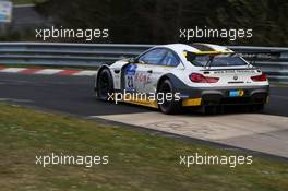Alexander Sims, Maxime Martin, Philipp Eng, ROWE Racing, BMW M6 GT3 16.-17.04.2016. Nurburgring, Germany - ADAC Qualifikationsrennen 24h-Rennen, Nordschleife - This image is copyright free for editorial use © BMW AG