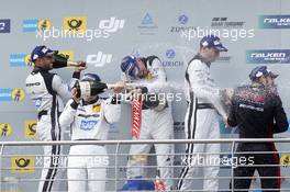 Podium: Winners #4 AMG-Team Black Falcon, Mercedes-AMG GT3: Bernd Schneider, Maro Engel, Adam Christodoulou, Manuel Metzger. 25.-29.05.2016 Nürburging 24 Hours, Nordschleife, Nurburging, Germany, Race.