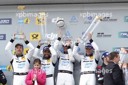 Podium:  Winner #4 AMG-Team Black Falcon, Mercedes-AMG GT3: Bernd Schneider, Maro Engel, Adam Christodoulou, Manuel Metzger. 25.-29.05.2016 Nürburging 24 Hours, Nordschleife, Nurburging, Germany, Race.