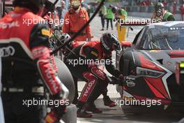 Adrien de Leener (BEL), Peter Kox (NDL), Pierre Kaffer (DEU), Audi R8 LMS, Belgian Audi Club Team WRT 23-24.04.2016 Blancpain Endurance Series, Round 1, Monza, Italy