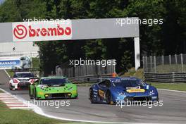 Daniel Zampieri (ITA), Patric Niederhauser (CHE), Fabio Babini (ITA), Lamborghini Huracan GT3, Attempto Racing 23-24.04.2016 Blancpain Endurance Series, Round 1, Monza, Italy