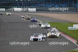 Henry Hassid (FRA), Philippe Giauque (CHE), Franck Perera (FRA), Audi R8 LMS, ISR 14-15.05.2016. Blancpain Endurance Series, Rd 2, Silverstone, England.