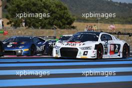 Philippe Giauque (CHE), Henry Hassid (FRA), Franck Perera (FRA), Audi R8 LMS, ISR 24-26.06.2016 Blancpain Endurance Series, Round 3, Paul Ricard, France