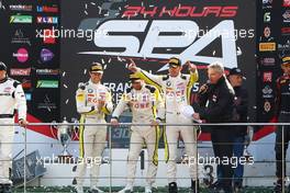 28.07.2016 to 31.07.2016, 2016 Blancpain GT Series Endurance Cup, Total 24 Hours of Spa, Spa Francorchamps, Spa (BEL). Podium, Alexander Sims (GBR), Phillipp Eng (AUT), Maxime Martin (BEL), No 99, Rowe Racing, BMW M6 GT3