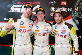 28.07.2016 to 31.07.2016, 2016 Blancpain GT Series Endurance Cup, Total 24 Hours of Spa, Spa Francorchamps, Spa (BEL).  Maxime Martin (BEL), Alexander Sims (GBR), Phillipp Eng (AUT), No 99, Rowe Racing, BMW M6 GT3