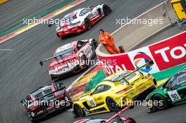 AMG-Team Black Falcon, Mercedes AMG-GT3: Yelmer Buurman, Maro Engel, Bernd Schneider 27-31.07.2016. Blancpain Endurance Series, Round 4, 24h Spa-Francorchamps, Belguim