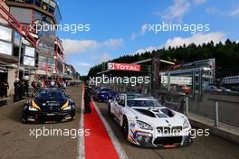 28.07.2016 to 31.07.2016, 2016 Blancpain GT Series Endurance Cup, Total 24 Hours of Spa, Spa Francorchamps, Spa (BEL). Olivier Grotz (LUX), Karim Ojjeh (SAU), Julian Darras (FRA), Amo Santamato (FRA), No 12, Boutsen Ginion Racing, BMW M6 GT3 and Max Koebolt (NDL), Giorgio Roda (ITA), Stefano Colombo (ITA), Martin Tomczyk (DEU), No 15, BMW Team Italia, BMW M6 GT3