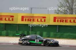 Jules Szymkowiak (NDL), Bernd Schneider (DEU), Mercedes-AMG GT3, HTP Motorsport 08-10.04.2016 Blancpain Sprint Series, Round 1,, Misano , Italy