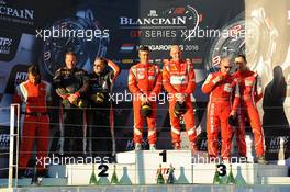 Podium race 2 26-28.08.2016. Blancpain Sprint Series, Rd 4, Budapest, Hungary.