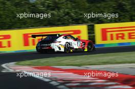 Jean-Luc Beaubelique (FRA), Morgan Moullin-Traffort (FRA), Mercedes-AMG GT3, AKKA ASP 26-28.08.2016. Blancpain Sprint Series, Rd 4, Budapest, Hungary.